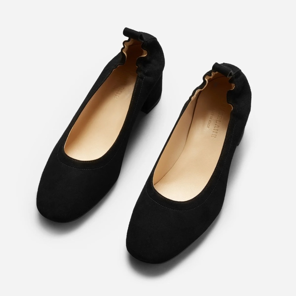 Everlane | The Day Heel Black Suede 11